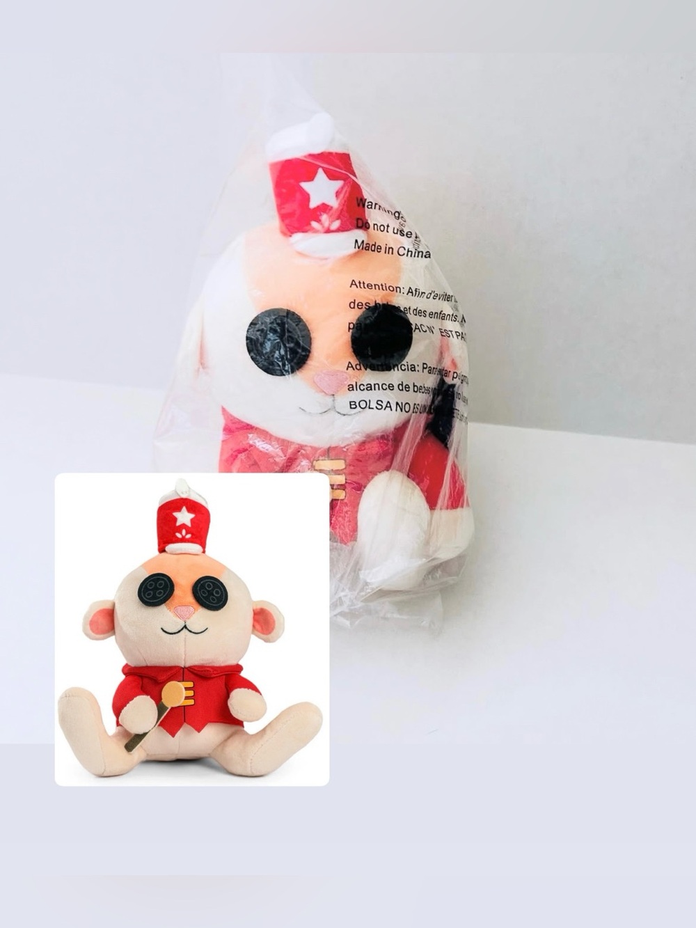 Kidrobot Coraline Jumping Circus Mouse Phunny Plush